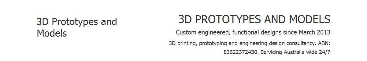 3D Prototypes & Models Redwood Park