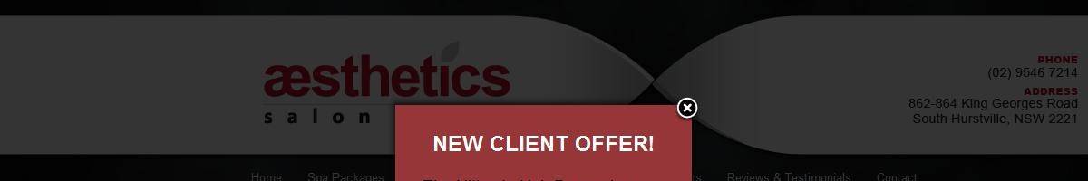 Aesthetics Salon & Spa South Hurstville