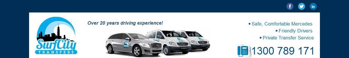 Surf City Transfers   Gold Coast Airport Transfers Mudgeeraba