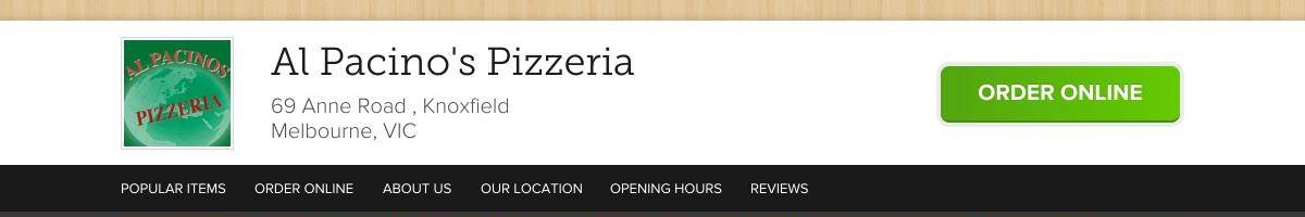 Al Pacino's Pizzeria Knoxfield