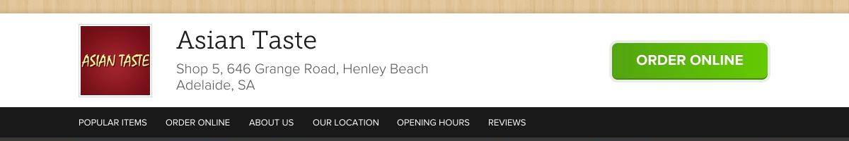 Asian Taste Take Away Henley Beach