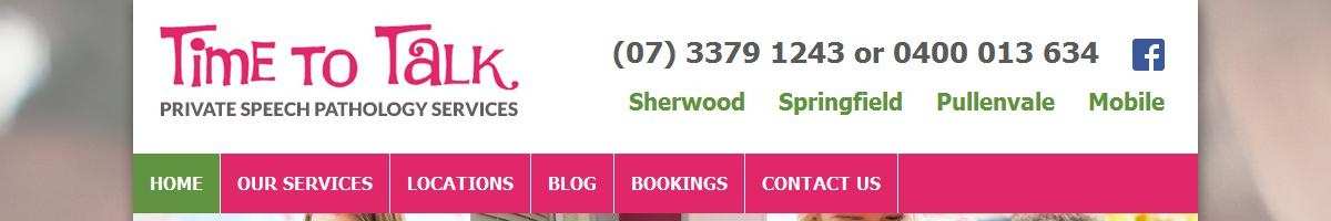 Time To Talk   Private Speech Pathology Services Sherwood