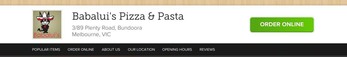 Babaluie's Pizza & Pasta Cafe Bundoora