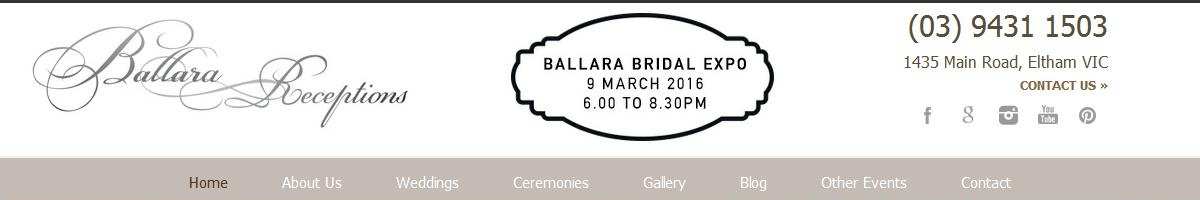 Ballara Receptions Eltham