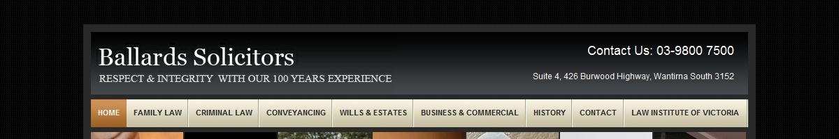 Ballards Solicitors Wantirna South