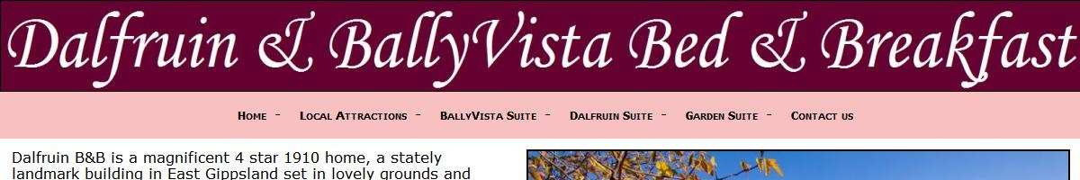 Ballyvista & Dalfruin B&B Bairnsdale