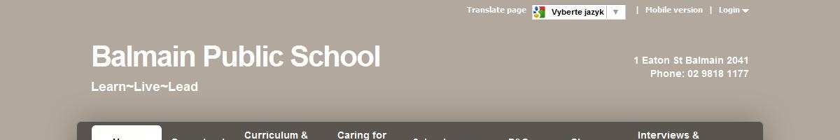 Public School Balmain