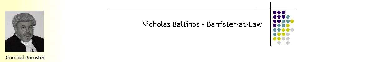 Nicholas Baltinos   Barrister Sydney