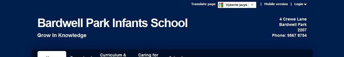 Infants School Bardwell Park