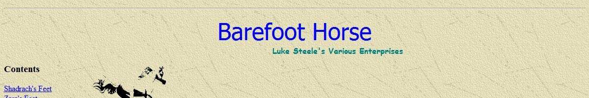 Barefoot Horse Benloch