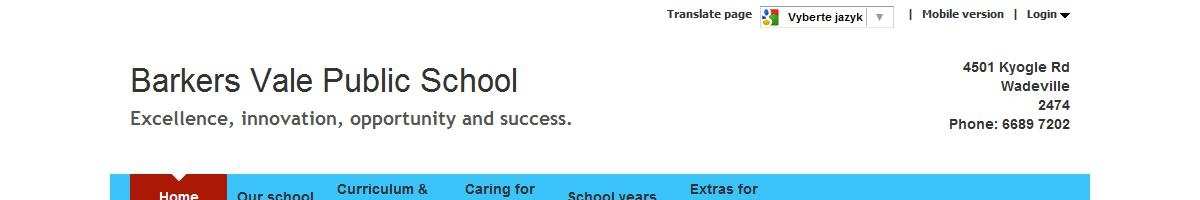 Public School Barkers Vale