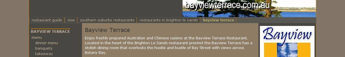 Bayview Terrace Restaurant Brighton-Le-Sands