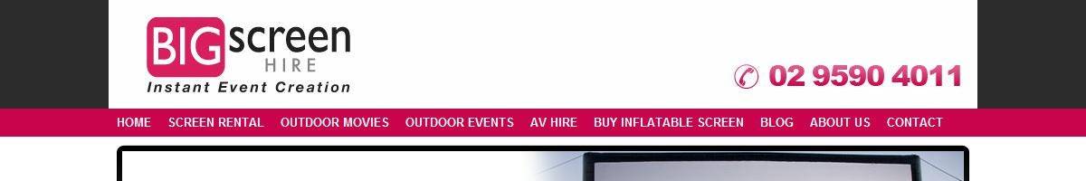Big Screen Hire Manly