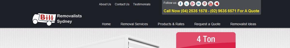 Bill Removalists Sydney Parramatta