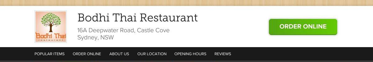 Bodhi Thai Restaurant Castle Cove