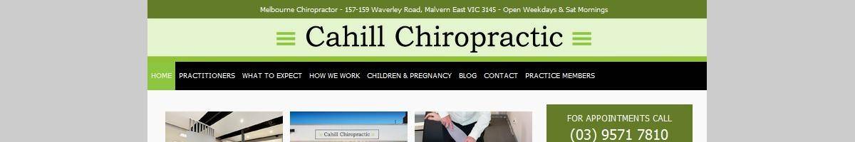 Cahill Chiropractic Centre Malvern