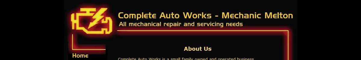 Complete Auto Works Melton