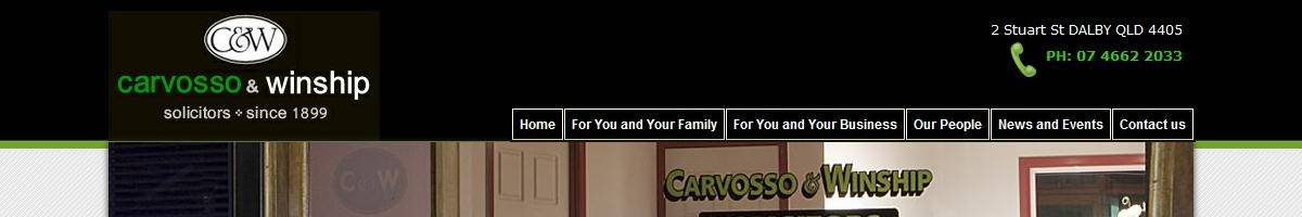 Carvosso & Winship Brisbane