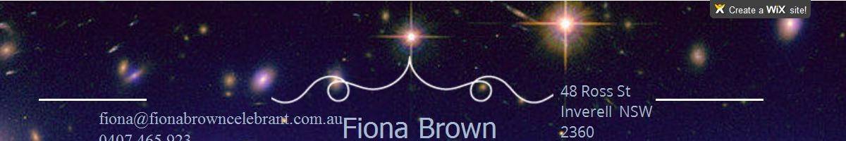 Fiona Brown Marriage Celebrant Inverell