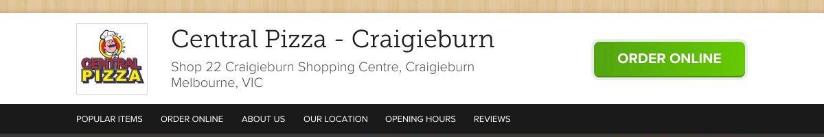 Central Pizza Restaurant Craigieburn