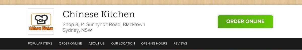 Chinese Kitchen Takeaway & Home Delivery Blacktown