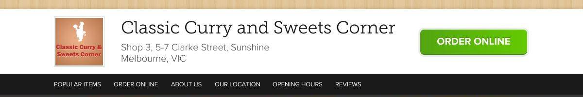 Classic Curry & Sweetes Corner Sunshine