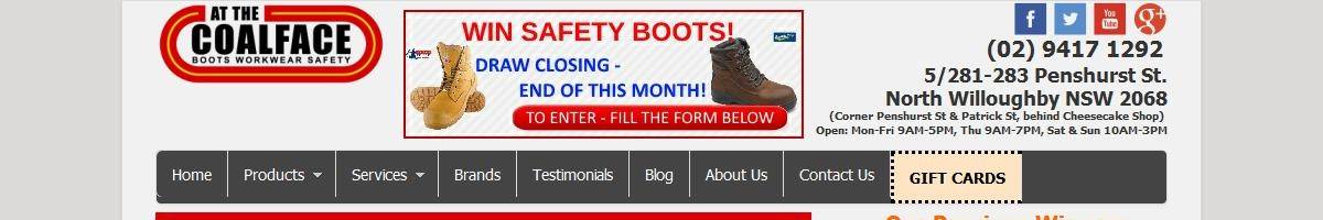 At The Coalface Boots, Workwear And Safety North Willoughby