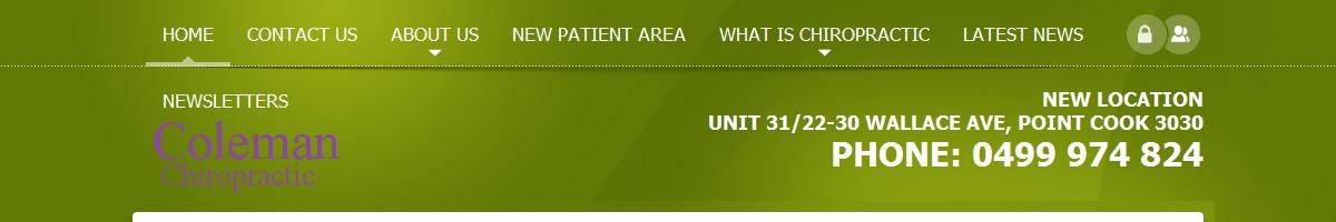 Coleman Chiropractic Point Cook