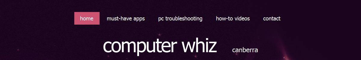 Computer Whiz   Canberra Kambah