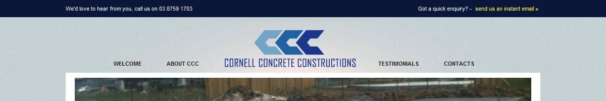 Cornell Concrete Constructions Narre Warren